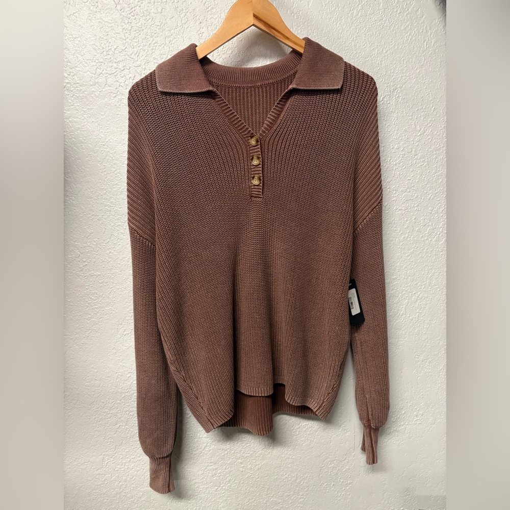 Button Down Sweater